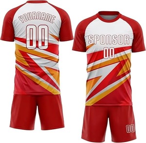 Uniform For Sale 100% Polyester New Arrival Soccer Uniform Solid Color Simple Football Top Soccer Jersey And Available All Sizes - Product Image 5