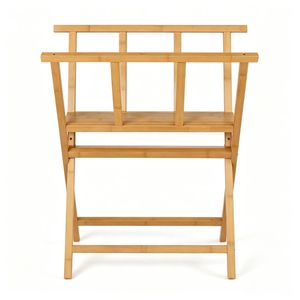 Espositore per Stampe su Tela in Bambù Naturale Resistente, Capacità 22 libbre, Organizzatore 34"x19" per Opere d'Arte e Cucina - Product Image 2
