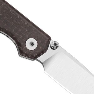 Couteaux pliants modernes avec lame en acier inoxydable, manche à motif sombre et mécanisme de pliage pratique pour l'extérieur - Product Image 4
