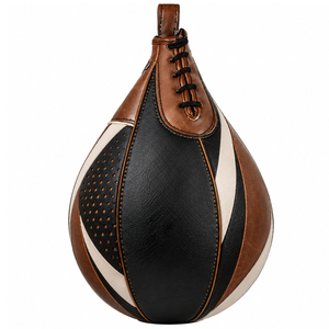  Vintage Brown and Black Color Genuine Leather Wholesale  Rate Premium Quality High <b>Rebound</b> New Trendy Boxing Training Balls - Product Image 1