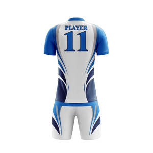 Tenue de football respirante, couleurs et logo personnalisés, 100% polyester, vêtements de sport, prix très raisonnable, meilleur produit d'usine, uniforme - Product Image 5