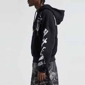 Nueva Llegada, Sudadera con Capucha para Hombre, Invierno, Sublimación, 100% Algodón, Transpirable, Diseño Sólido, Personalizada, ARTIST INDUSTRY - Product Image 5