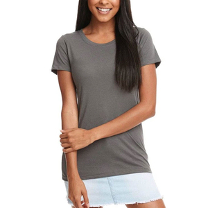 Ropa deportiva de algodón transpirable para mujer, camisetas extragrandes de verano con estampados personalizados para mujer - Product Image 4