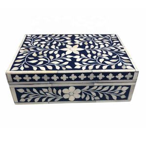 Bone Inlay and Resin Jewelry Organizer <b>Box</b> with Lid Handmade Storage <b>Box</b> <b>Keepsake</b> <b>Box</b> for Jewelry Accessories Home Decor - Product Image 4
