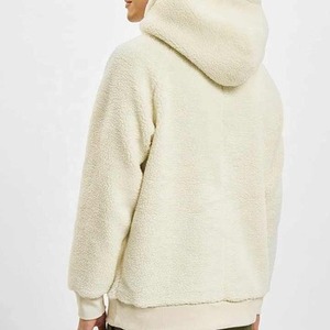 Manteau polaire d'hiver avec capuche, en tissu polaire Sherpa super doux, teint sur une seule face, sans fermeture éclair, pour homme - Product Image 2