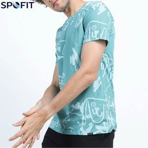 Unisex Custom Print Sublimation T <b>Shirt</b> <b>100</b>% <b>Polyester</b> Breathable Quick Dry Lightweight Casual Gym Running T <b>Shirt</b> Wholesale - Product Image 2
