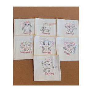 Personalized Woven Embroidered Cotton Reusable Eco-Friendly <b>Kitchen</b> Tea Towel with Sustainable Design for Home Use - Product Image 4