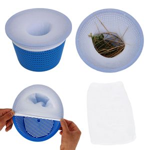 Calze in rete di nylon resistenti (confezione da 10) per skimmer da piscina, strumento e accessorio per la pulizia di piscine fuori terra per prevenire l'accumulo di detriti e il blocco dei filtri - Product Image 2