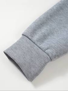 Ensemble 2 pièces - Sweat à capuche et pantalon de jogging pour homme, tendance printemps/automne, polyvalent, classique, uni, tenue décontractée, adapté aux activités de plein air - Product Image 4