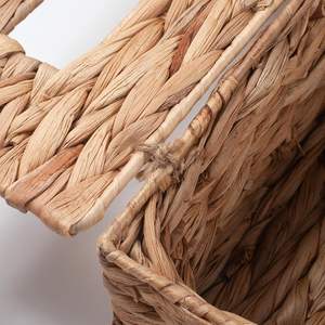 Caja de pañuelos rectangular de jacinto de agua, hecha a mano, ecológica, portátil, de alta calidad, estilo vintage, con logotipo de color personalizado, la mejor opción. - Product Image 6