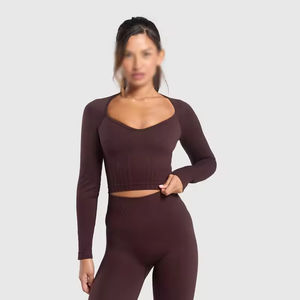 Conjunto Deportivo de 2 Piezas con Logotipo Personalizado, de Secado Rápido, Resistente al Agua, para Gimnasio, Yoga, Top sin Mangas con Logotipo, Leggings y Cinturón para Correr - Product Image 1