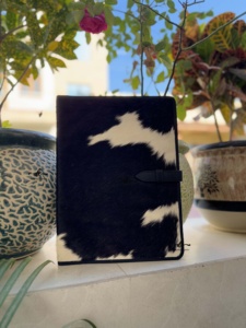 New Arrival Cowhide Leather Business Portfolio Binder Manufacture Multi-function <b>Document</b> File <b>Folder</b> With Card Holder - Product Image 4