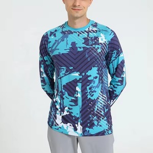 Rashguard personnalisé à manches longues, imperméable, motif canne à pêche, respirant, séchage rapide, 100% polyester, UPF 50, antibactérien - Product Image 5