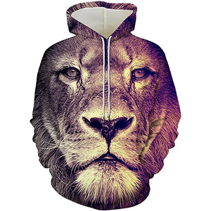 Sweat-shirts et hoodies pour hommes en tissu French Terry de haute qualité, avec broderie surdimensionnée, design imprimé, hoodies camouflage personnalisés - Product Image 3