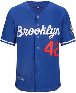Camisetas de Béisbol al por Mayor de la Mejor Calidad para Hombre, Cosidas, Transpirables, de Fibra de Poliéster, Cuello en V, Diseño de Sublimación Personalizado - Product Image 1