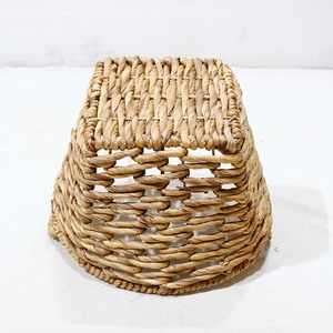 Modern Rectangle Water Hyacinth Woven Eco-Friendly Multifunction Storage <b>Basket</b> Handmade Organizer Bin <b>Handle</b> for Multi-Purpose - Product Image 4