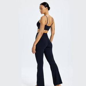 สปอร์ตบราไร้สายสำหรับผู้หญิง รองรับแรงกระแทกสูง แผ่นรองถอดได้ สายไขว้หลัง ไร้ตะเข็บ ระบายอากาศได้ดี ผลิตจากไนลอนและสแปนเด็กซ์ เหมาะสำหรับโยคะ ฟิตเนส และออกกำลังกาย - Product Image 5