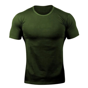 T-shirt de sport premium pour homme avec logo personnalisé – Vêtement d'entraînement performant, anti-humidité, séchage rapide, respirant - Product Image 1
