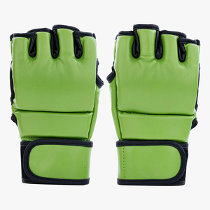 Guantes de Boxeo de Piel de Vacuno y PU para Sparring de MMA, Medios Dedos, Producto de Alta Calidad en Tendencia, Guantes y Manoplas para Grappling de MMA - Product Image 1