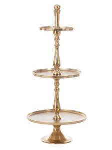 Soporte para pasteles de aluminio de gran calidad a precio razonable para exhibir postres en el hogar moderno, mejorando la apariencia del servicio de postres. - Product Image 6