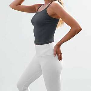 เสื้อกล้ามผู้หญิงแบบสั่งทำ สายรัดปรับได้ ทรงเข้ารูป ผ้าฝ้าย 100% เป็นมิตรกับสิ่งแวดล้อม แห้งเร็ว น้ำหนักเบา ยืดหยุ่น ระบายอากาศดี สวมใส่สบาย - Product Image 6