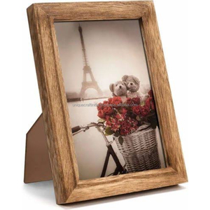 Wooden Rectangular Handmade Lightweight Elegant Minimalist Design Vertical Orientation Durable Tabletop Display Photo <b>Frame</b> - Product Image 3