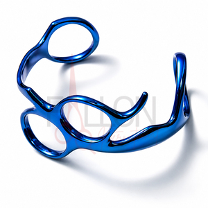 Bracelet Ciseaux de Coiffeur Bleu Métallisé OEM, Cadeau pour Barbier, Outils de Salon, Vente en Gros - Product Image 5