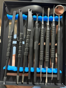 Kit de Instrumentos de Cirugía Oral Periodontal Dental Micro, Negro, 11 Piezas, Alta Calidad - Product Image 1