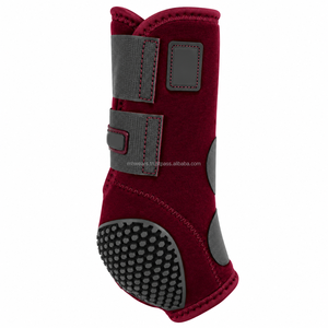 Protège-tendons MH Horse Medicine Boot en néoprène couleur unie pour le soutien des jambes des chevaux - Product Image 1
