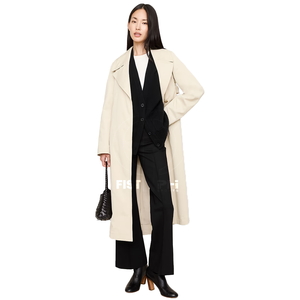เสื้อคาร์ดิแกนคอวีแขนยาวผ้าแคชเมียร์สำหรับผู้หญิง สวมใส่ได้ทุกฤดู - Product Image 6