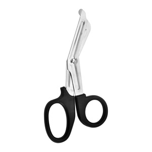 Ciseaux à pansements en acier inoxydable de 14,5 cm, à tête courbée, multicolores, personnalisables, pour premiers secours, usage domestique, extérieur et médical - Product Image 1