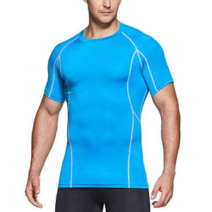Pantalones Cortos de Neopreno Azul Claro para Hombre, Manga Corta, Secado Rápido, Compresión, Ecológicos, Transpirables, con Logotipo Frontal para Adultos - Product Image 6