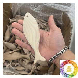 Decorative Wooden Fish Mediterranean Coastal <b>Ornament</b> 9-19cm for <b>Wall</b> Table Shelf and Nautical Home Decoration - Product Image 3