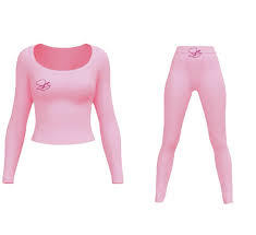 Conjunto de yoga acanalado de 2 piezas para mujer con cremallera, traje deportivo para gimnasio y entrenamiento. - Product Image 4