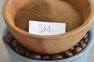 พรีเมียมผงกาแฟสำเร็จรูป100% โรบัสต้าผสมผลไม้ช๊อตชอคโกแลตลายดอกไม้ - Product Image 3