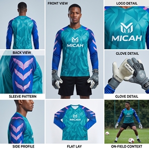 Camisetas de Fútbol Personalizadas de Alta Calidad con Impresión Sublimada, Transpirables, Antibacterianas, que Absorben la Humedad, Tallas Grandes, Protección UV 100% - Product Image 3