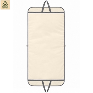 Housse de costume pliable pleine longueur en toile ND 245 GSM 65x140x10 cm avec fermeture éclair et poignée, logo personnalisé, fabricant en gros - Product Image 5