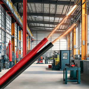 Cable Eléctrico Rojo y Negro PE 1 AWG CE para Extensión Inteligente, Cable de Alimentación de Par Paralelo Trenzado de Aluminio Revestido de Cobre de 2.5mm² para Calefacción - Product Image 2