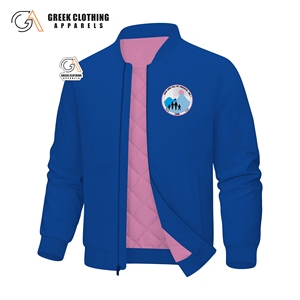 Veste bomber varsity Jack And Jill Of America avec fermeture éclair, veste en coton de haute qualité, veste personnalisée J&J Flame Satin - Product Image 6