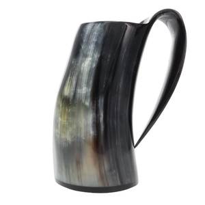 Taza de Cuerno de Búfalo, Hecha a Mano, Ecológica, Moderna, para Beber Cerveza o Café - Product Image 1