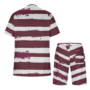 Conjuntos de Shorts Casuales Vintage con Estilo para Hombre, Ropa Deportiva de Algodón, Traje Deportivo Personalizado, Conjunto de Shorts y Camiseta para Hombre - Product Image 4