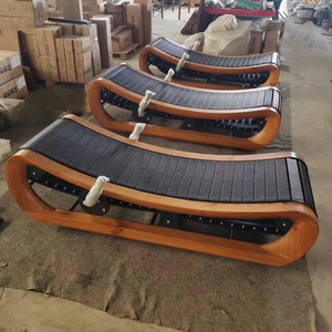 जिम उपकरण वाणिज्यिक लकड़ी एयर ट्रेडमिल गैर-संचालित मैनुअल घुमावदार ट्रेडमिल - Product Image 6