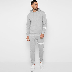 ORREN INTERNATIONAL <b>Men's</b> Casual <b>Grey</b> Hooded Sweatshirt Long Sleeve Zipper Closure <b>Hoodie</b> Pocket Custom <b>Plain</b> Activewear - Product Image 1
