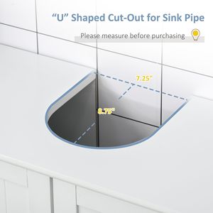 Armadio per bagno con design a forma di U, - Product Image 4