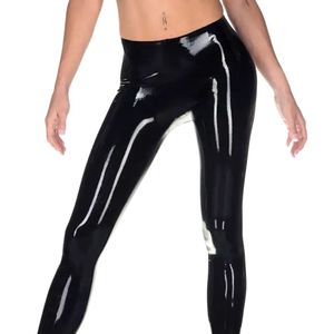 Women's Black Opaque Seamless Pantyhose With White Stripes Knitted Spandex Tights <b>Full</b> Length Sexy Party Wear - Product Image 4