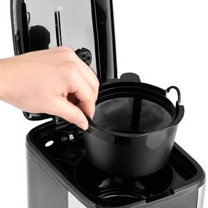 Cafetera de Goteo Programable de 12 Tazas con Pantalla Táctil y Función de Mantener Caliente Durante 4 Horas - Enchufe del Reino Unido para Hoteles - Product Image 3