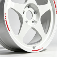 Velg Roda Tempa Regamaster EVO Style 4x100 5x114.3 15-18 Inch untuk Desmond Honda Civic Mazda Miata Toyota Corolla Nissan Silvia