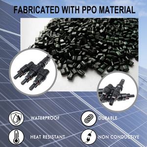 Connecteur en T pour panneaux solaires photovoltaïques 1 à 4T 1000VDC, indice de protection IP67, en cuivre étamé, pour systèmes solaires - Product Image 6