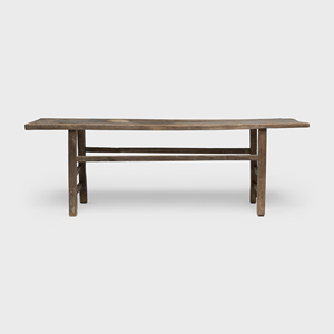 Mesa de Madera de Olmo Chino Rústica, Estilo Provincial de la Dinastía Qing, Mesa Consola Hecha a Mano, Decoración Minimalista para el Hogar de Estilo Rústico - Product Image 5