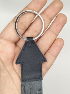 Llavero de Cuero Genuino de Alta Calidad con Forma de Casa, Venta al por Mayor, Llaveros Personalizados con Flecos, Colgante de Regalo, Amuleto de Moda, Novedad - Product Image 3